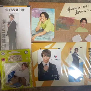 후지와라 죠이치로 세트 (아크릴 스탠드 2개, 클리어 카드 2개)