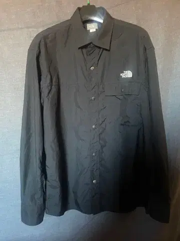 THE NORTH FACE 블랙 긴팔 눕시 셔츠 M
