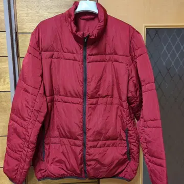 GU 빨간색 경량 다운 자켓
