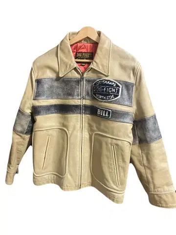 초레어 DOG FIGHT 가죽 자켓 TALON 지퍼