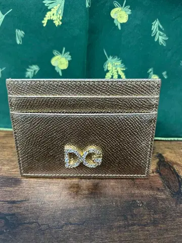 [ 즉시 발송 ] DG 골드 가죽 카드 케이스