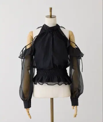 하나씩 이어지는 NICECLAP 백리본 아메스리 블라우스