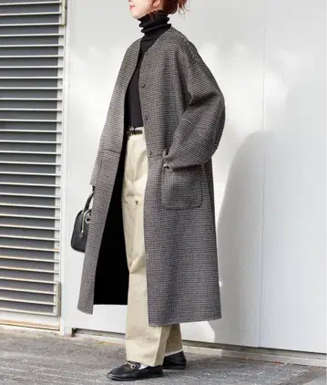 B.C STOCK S120 블렌드 리버서블 코트