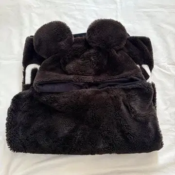 디즈니 리조트 담요 판초 블랙