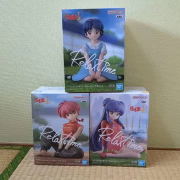 반다이 Relax Time 란마 피규어 3체 세트 미개봉 새상품