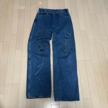 Dickies 와이드 레그 데님 팬츠