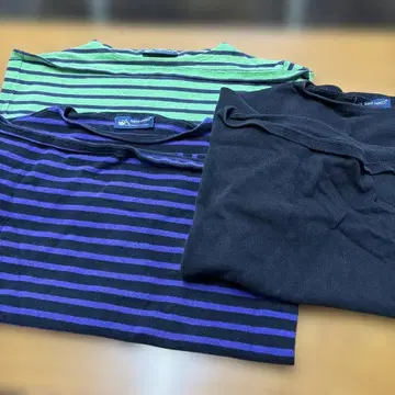 세인트 제임스 보트넥 티셔츠 사이즈 38 M 사이즈 3벌