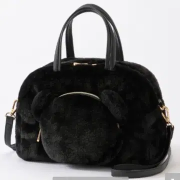 아오키 미사코 시마무라 곰 숄더백 핸드백 2Way 블랙