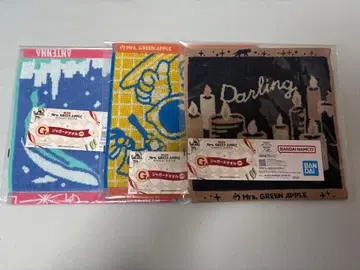 Mrs. GREEN APPLE 제일복권 G상 자카드 타월 3점