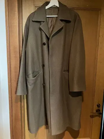 AURALEE 브라운 체스터 코트 사이즈 4