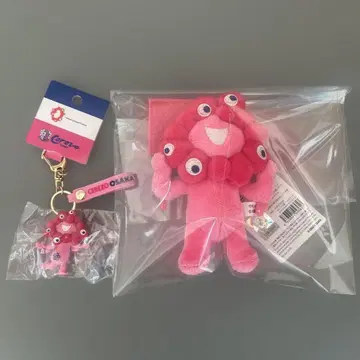 미야쿠미야쿠 러버 마스코트 키링 카라비너 포함 마스코트 2개 세트