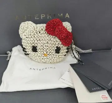 ANTEPRIMA 헬로키티 참 파우치 화이트 미사용 택 포함