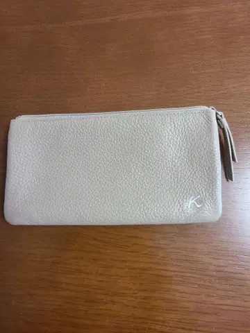 미사용 키타무라 장지갑 베이지