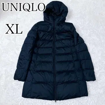 유니클로 다운 코트 다운 자켓 네이비 XL