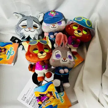 주토피아2 &you 마스코트 닉 주디 파우파드 5종 세트