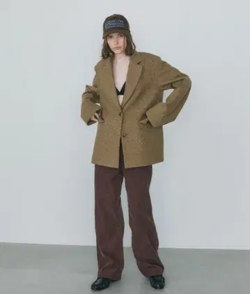 feepur 울 혼방 테일러드 자켓