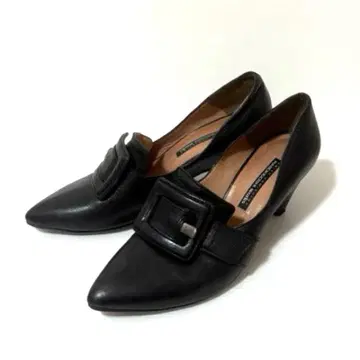 RABOKIGOSHI works 힐 펌프스 가죽 블랙 22.5cm