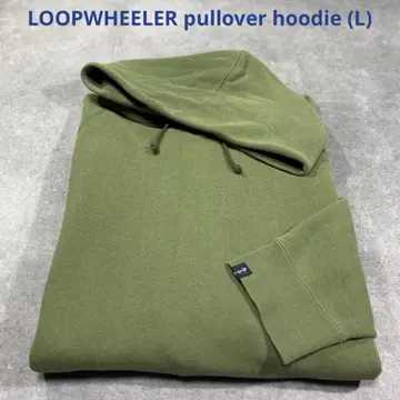 [ 선페이드 ] 루프 휠러 풀오버 후디 페이드 모스그린