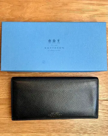 SMYTHSON 스마이슨 블랙 장지갑 파나마