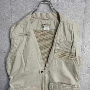 월트디즈니월드 사파리 베스트 베이지 구제 의류 S