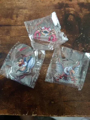 미개봉 새상품 드래곤 퀘스트 아크릴 블록 3점