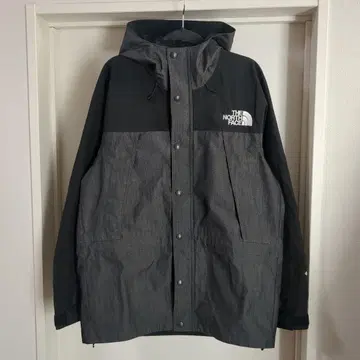 THE NORTH FACE 마운틴 후드티 그레이/블랙