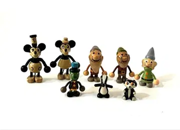 레트로 토이 컬렉션 미니 우든 디즈니 캐릭터 8종