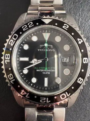 회전 베젤 TECNOS 스테인리스 스틸 다이버 TSM412