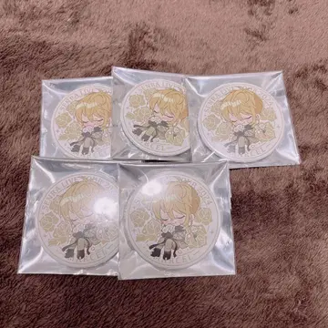 우라시마사카타센 센라 센원 화이트 장미 기본 캔뱃지