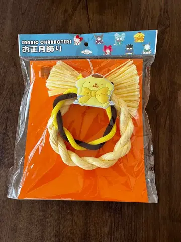 [ 새상품 ] 폼폼푸딩 산리오 캐릭터 설날 장식 시메나와