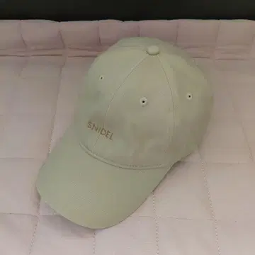 SNIDEL 베이지 코튼 캡 미사용, 새상품급