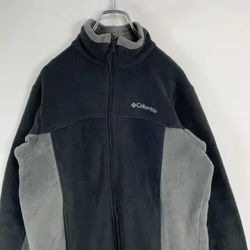 컬럼비아 플리스 자켓 블랙 그레이 블루종 구제 의류 M