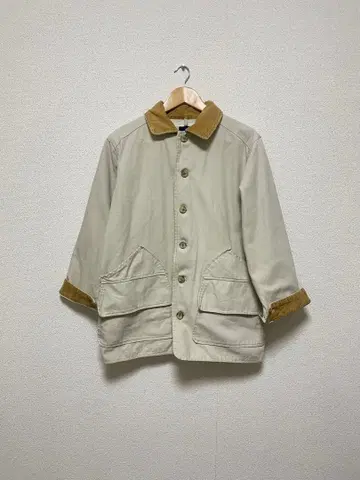 커버올 헌팅 자켓 옷깃 코듀로이