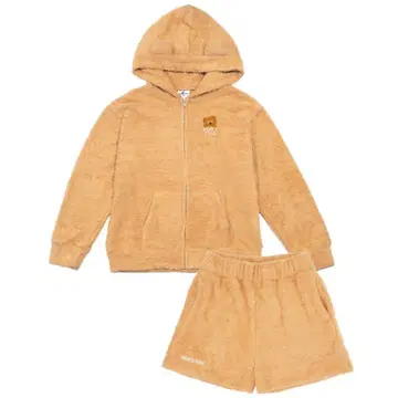 USJ 미니언즈 밥 팀 후드 부착 룸웨어 세트 M 사이즈