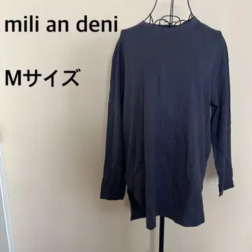 [ mili an deni ] 여성용/긴팔/셔츠/검정/블랙/심플