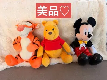 새상품급 티거 푸우 미키 봉제 인형 3종 세트