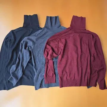 durban 100% 울 니트 스웨터 L 사이즈 3종 세트