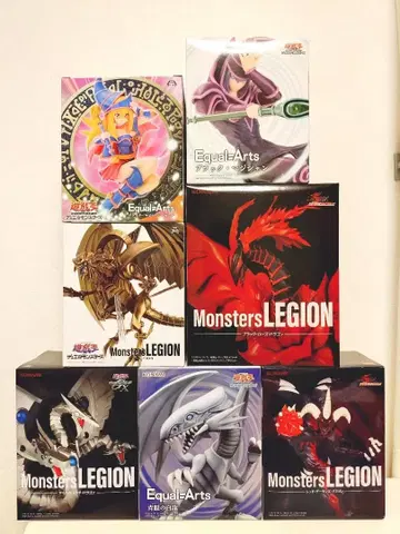 유희왕 듀얼몬스터즈 / 파이브디즈 피규어 7개 세트 판매