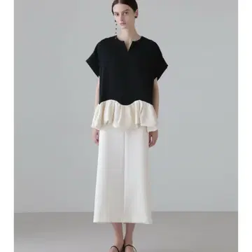 어도어 스쿠버 저지 스커트