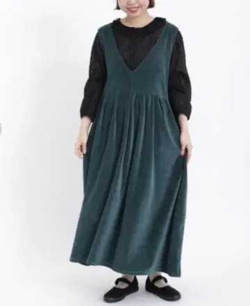 새상품 사만사 모스모스 앞뒤 착용 컷 벨로아 민소매 원피스