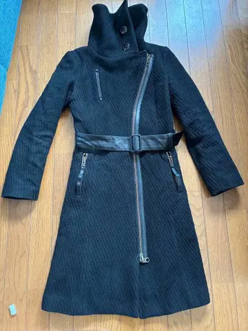 Mackage 블랙 롱 코트 TP/XS (L)