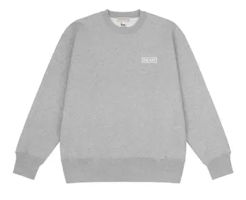 ON AIR 베이직 로고 맨투맨 그레이 M