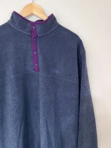 세단 올 파파스 FW23 플리스 스냅 풀오버 네이비