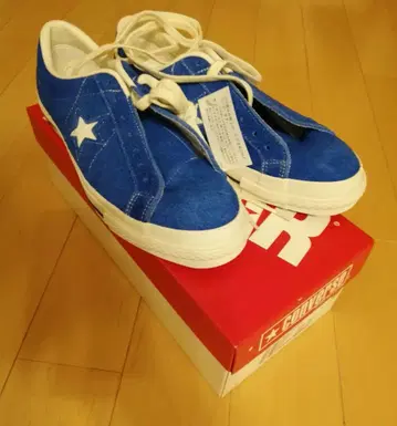 새상품 사이즈 26.0cm 와스타 J 스웨이드 블루 컨버스