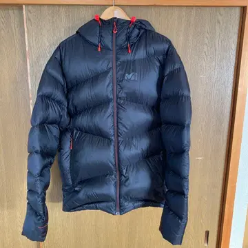 밀레 카메트 다운 자켓 XL 블랙 안감 레드