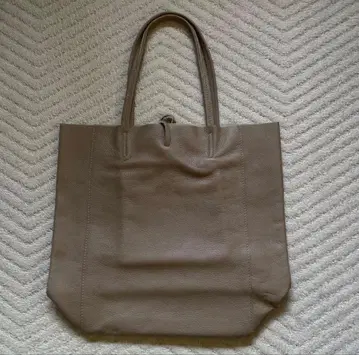 [ andrea cardone ] 가죽 토트백 베이지