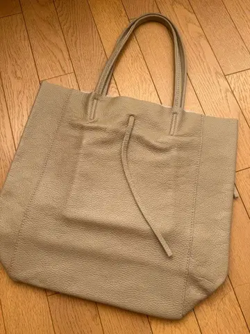 [ andrea cardone ] 가죽 토트백 베이지