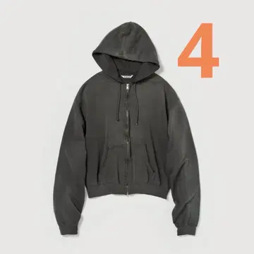 오라리 후드티 집업 블랙 25aw