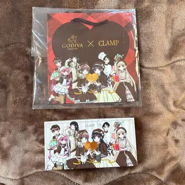 GODIVA CLAMP 콜라보 쇼핑백 & 빈 박스 세트