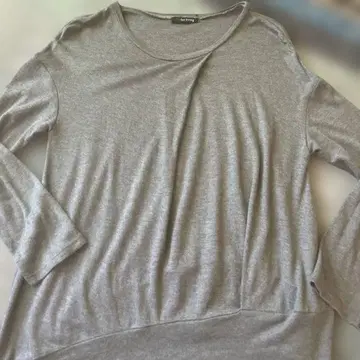 Y's for living 그레이 긴팔 울 혼방 티셔츠 풀오버